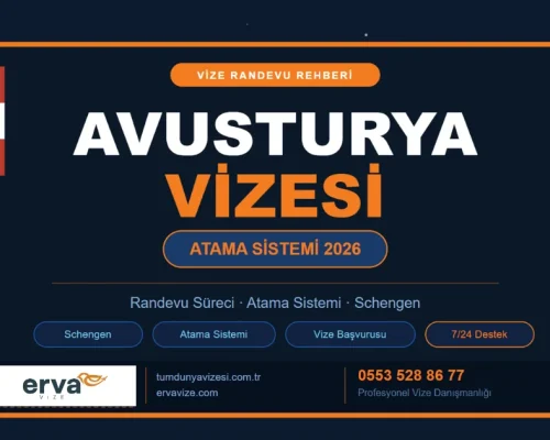Avusurya vize randevu sistemi