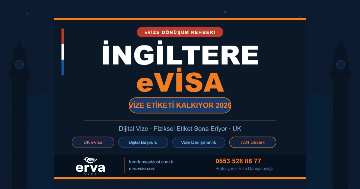 İngiltere eVisa 2026
