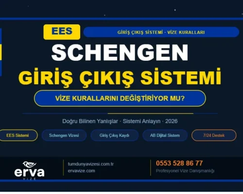Schengen Giriş Çıkış Sistemi (EES) nedir, nasıl çalışır ve Schengen vizesi kurallarını değiştirir mi